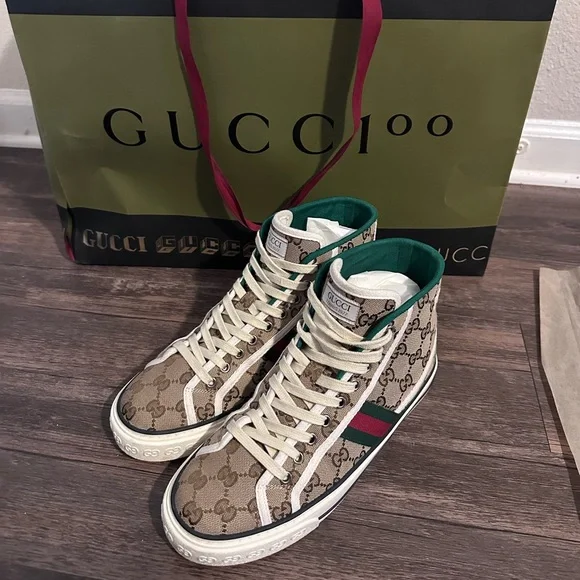 MEN'S GUCCI TENNIS 1977 HIGH TOP SNEAKER